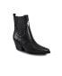 Фото #1 товара Women's Black Premium Leather Ankle Boots Lightning Bolt & Star Lyra By Bala Di Gala