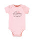 ფოტო #10 პროდუქტის Baby Girls Cotton Bodysuits, Mommy My Bestie