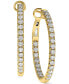 Фото #1 товара Diamond In & Out Hoop Earrings (1 ct. t.w.) in 14k Gold