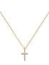 Engelsrufer ERN-LILCROSS-ZI-G Cross Ladies Necklace 38mm, adjustable