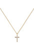 Фото #1 товара Engelsrufer ERN-LILCROSS-ZI-G Cross Ladies Necklace 38mm, adjustable