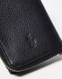 Фото #3 товара Polo Ralph Lauren coin wallet cardholder in black with logo