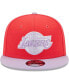 ფოტო #2 პროდუქტის Men's Red, Lavender Los Angeles Lakers 2-Tone Color Pack 9FIFTY Snapback Hat