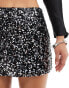 Фото #5 товара ASOS DESIGN sequin skort in black