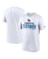 Фото #2 товара Men's White Tennessee Titans Legend Community Performance T-shirt