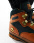 Timberland euro hiker boots in brown full grain leather