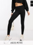 Фото #1 товара ASOS DESIGN Petite 2 pack leggings in black - BLACK