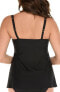 Miraclesuit 147318 Women's Sweetheart Neck Tankini Top Swimwear Black Sz. 34DD