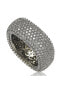 Фото #1 товара Кольцо Suzy Levian Eternity CZ Square Pave