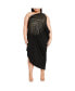 Фото #1 товара Plus Size Palm Drape Dress