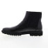 Фото #5 товара Zanzara Riviere ZZB1152 Mens Black Leather Slip On Chelsea Boots 8.5