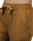 ფოტო #7 პროდუქტის Women's Loose Fit Cotton Stretch Twill Cargo Joggers Set, 2 Pack