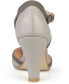 ფოტო #8 პროდუქტის Women's Olina T Strap Round Toe Pumps