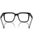 ფოტო #4 პროდუქტის Men's Square Eyeglasses, DG5101 52