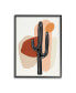 Фото #1 товара Картина абстрактная с активными кактусами Stupell Industries, western Terracotta, 11" x 14"