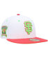 Фото #2 товара Men's White and Coral San Francisco Giants 50th Anniversary Strawberry Lolli 59FIFTY Fitted Hat