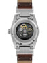 Фото #3 товара Наручные часы Movado Heritage Cognac Brown Genuine Leather Strap Watch 43mm.