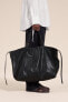 Leather xl shopper bag - limited edition