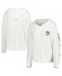 Women's White Pittsburgh Penguins Accord Hacci Long Sleeve Hoodie T-shirt