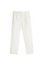 Cotton - linen chino trousers