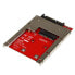 Фото #4 товара StarTech.com mSATA SSD to 2.5in SATA Adapter Converter - SATA - mSATA - Black - Red - Silver - CE - FCC - 6 Gbit/s - -40 - 85 °C
