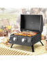 Фото #2 товара 2-Burner Propane Gas Grill 20000 BTU Outdoor Portable with Thermometer
