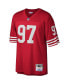 Фото #3 товара Men's Bryant Young Scarlet San Francisco 49ers 1994 Legacy Replica Jersey