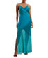 ფოტო #1 პროდუქტის Women's Asymmetrical Side-Slit Dress