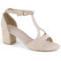 Фото #1 товара Potocki W WOL224B suede high-heeled sandals, beige