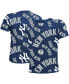 Big Boys Navy New York Yankees Allover Team T-shirt