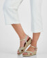 Фото #8 товара Women's Leahh Strappy Espadrille Wedge Sandals, Created for Macy's