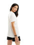 Фото #5 товара Calvin Klein unisex Jeans small center boxo t-shirt in white