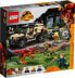 LEGO 76951 Jurassic World Transport von Pyroraptor und Dilophosaurus, Dinosaurier mit gelndegngigem Buggy, ab 7 Jahren