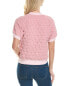 Фото #2 товара Stateside Quilted Knit Top Women's Pink Xs