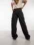 Фото #5 товара Cotton:On straight leg cargo pant in black