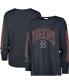 ფოტო #1 პროდუქტის Women's Navy Detroit Tigers Statement Long Sleeve T-shirt