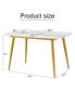 Фото #2 товара Ultra Modern Dining Table with Non-Slip Pads for Stability