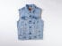 Levi's Men's Premium Cotton Button Up Denim Jeans Trucker Vest Blue 006