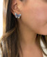 Denim Ombré (1-3/4 ct. t.w.) & White Sapphire (1/2 ct. t.w.) Butterfly Stud Earrings in 14k White Gold