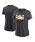 Фото #1 товара Women's Anthracite Los Angeles Rams Super Bowl LVI Champions Local T-shirt