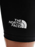 The North Face Flex logo legging shorts in black