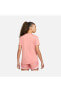 Dri-FIT Swoosh Kısa Kollu Kadın Koşu pembe Üst t-shirt fb4696
