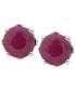ფოტო #1 პროდუქტის Sapphire Solitaire Stud Earrings (1-1/5 ct. t.w.) in Sterling Silver (Also in Ruby & Emerald)