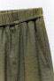 Фото #13 товара Широкие брюки с эластичным поясом ZARA