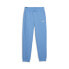 Фото #1 товара Puma High Waistband Sweatpants Womens Blue Casual Athletic Bottoms 53964112