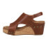 Фото #3 товара Corkys Carley Studded Wedge Womens Brown Casual Sandals 30-5316-BRBN