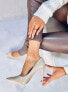 Женские туфли на высоком каблуке лакированные RUTINA NUDE