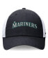 Фото #2 товара Men's Navy Seattle Mariners Evergreen Wordmark Trucker Adjustable Hat