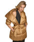 Фото #7 товара Women's Belted Wing-Collar Teddy Coat, Created for Macy's