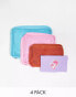 South Beach x Misha Grimes multipack of 4 packing cubes in multi